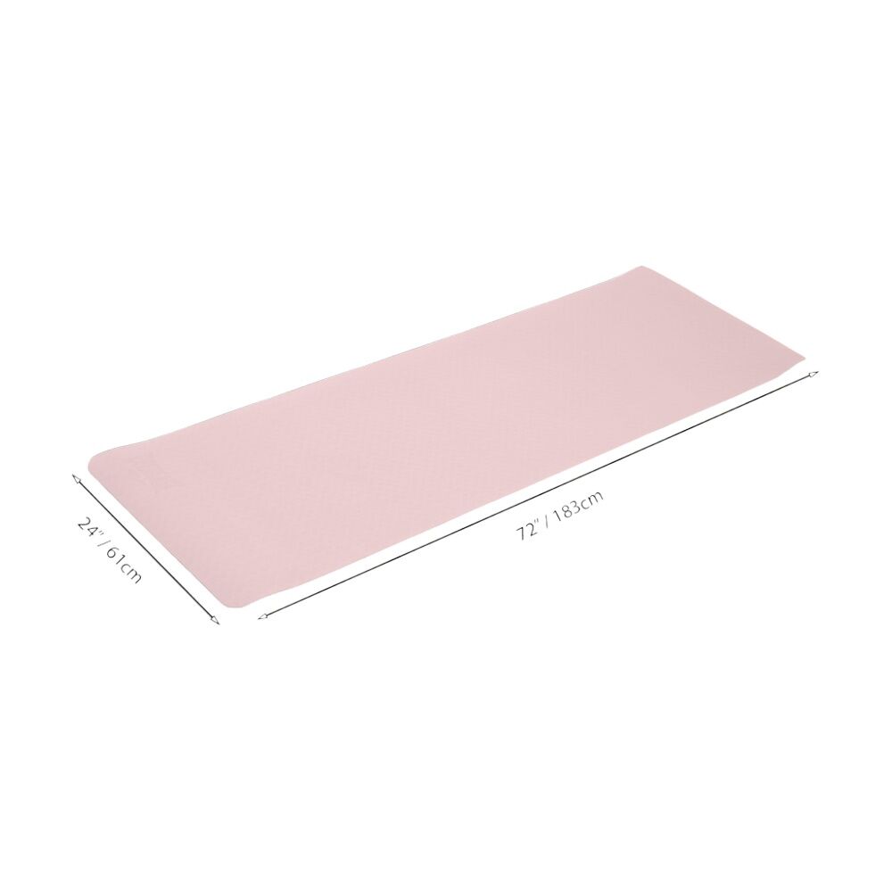 Everlast Yoga Mat 6mm Thick Cushioned Non-Slip Fitness Equipment Pink