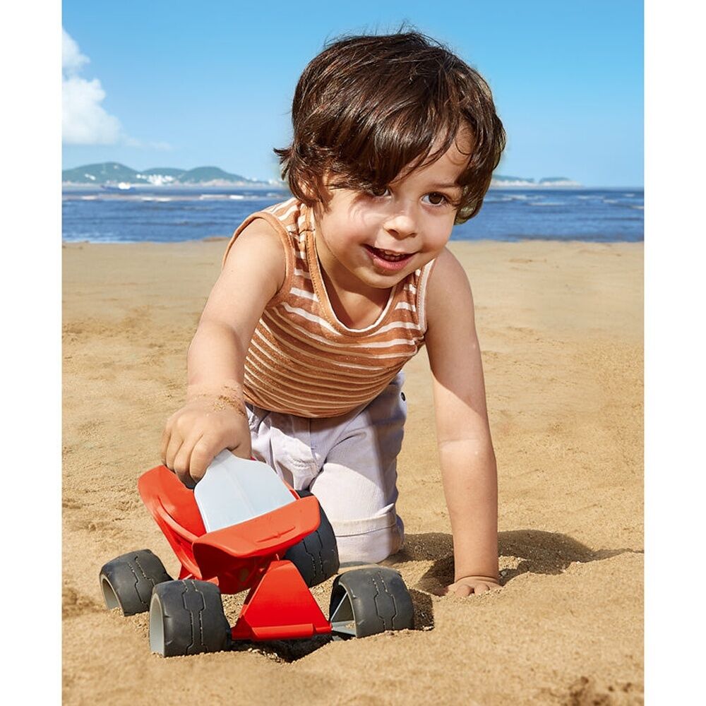 Red & Blue Dune Buggy & Dump Truck Outdoor Vehicle Toys For Toddlers/Kids 12M