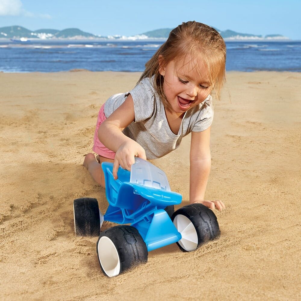 Red & Blue Dune Buggy & Dump Truck Outdoor Vehicle Toys For Toddlers/Kids 12M