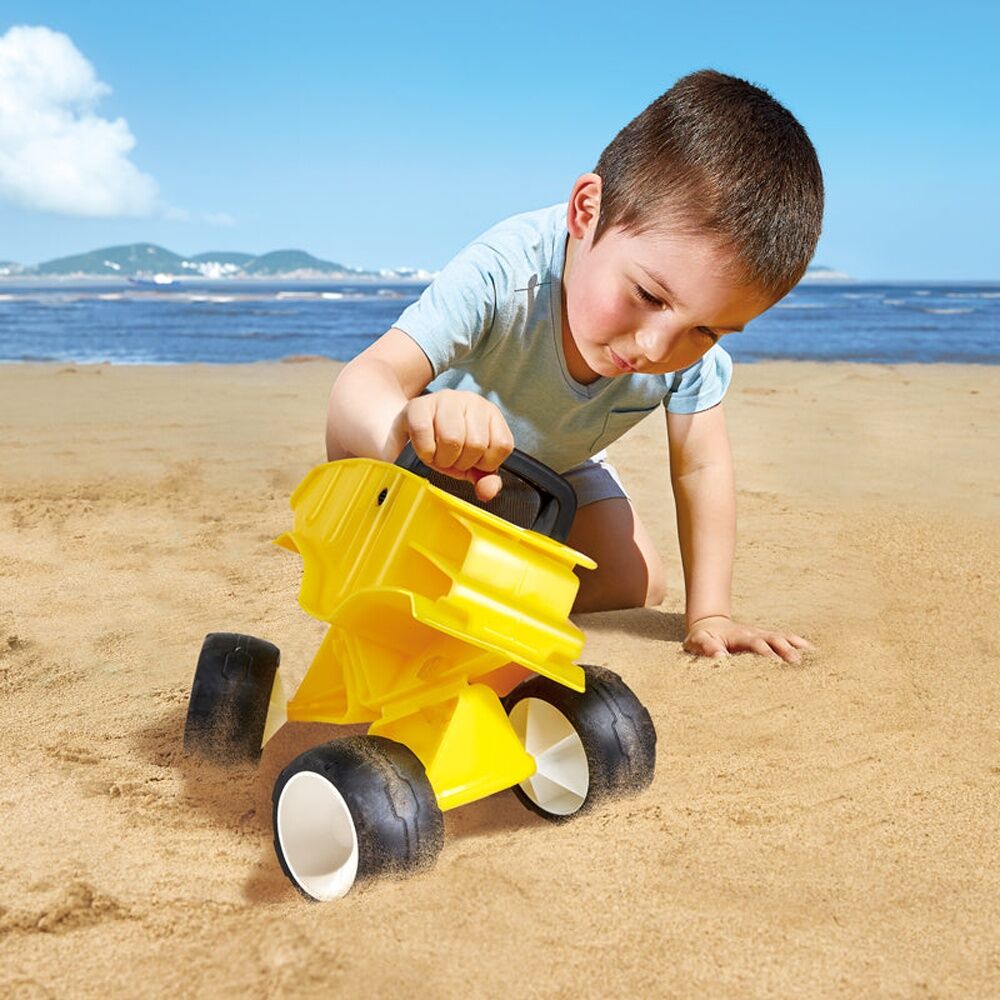 Hape Dune Buggy Outdoor Vehicle Play Toy For Toddlers/Kids 12M Yellow
