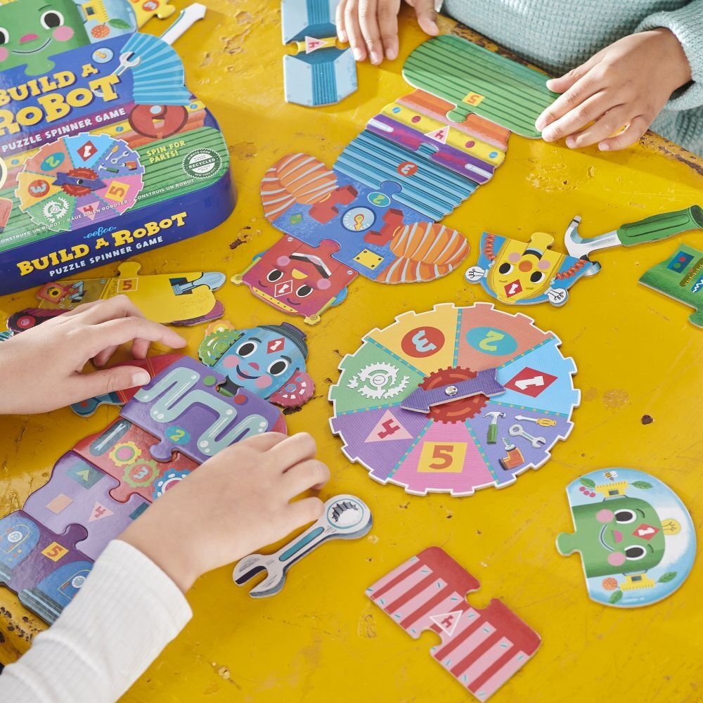 Eeboo Game Build A Robot Educational Number Memory Kids Activity 3y+