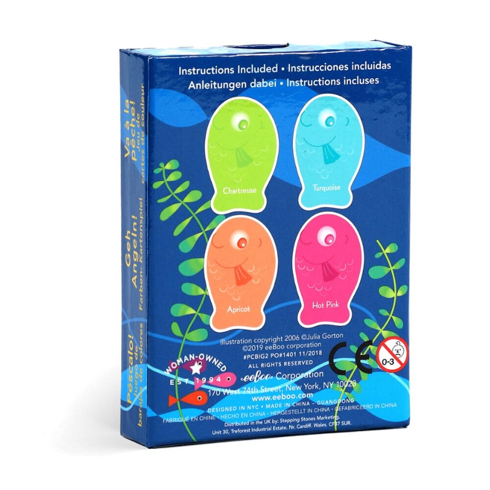 eeBoo Playing Cards Go Fish Color Memory Matching Game Family Fun 3y+