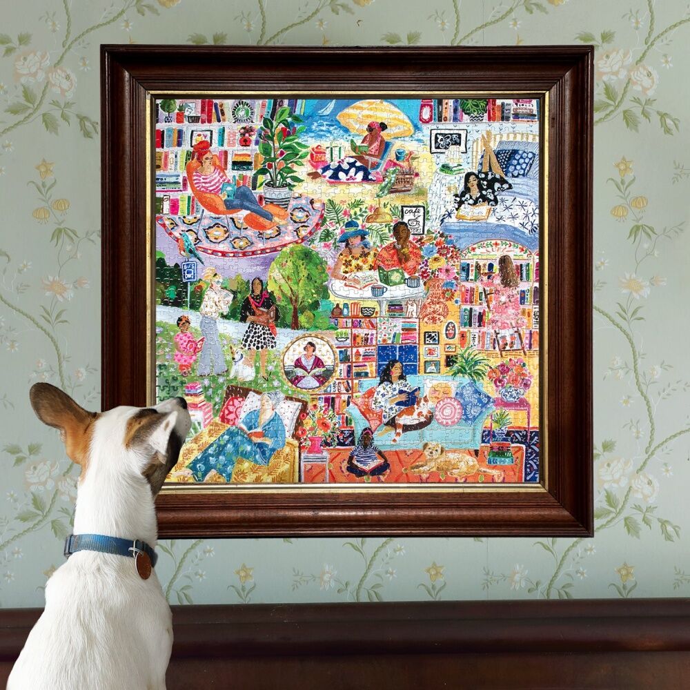 1000pc Eeboo Square Puzzle Women Reading Kids Activity 12y+ 58cm