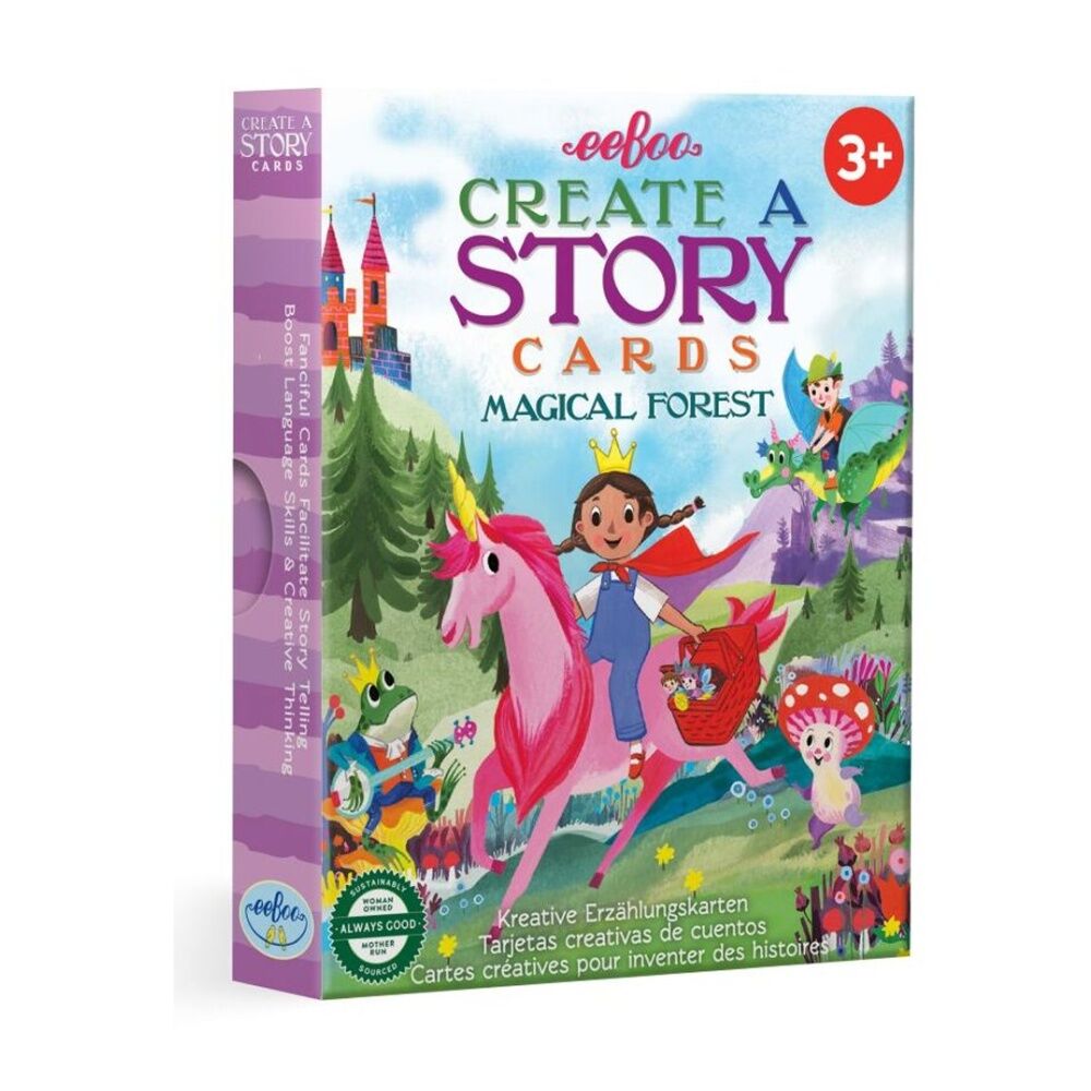 36pc Eeboo Tell Me A Story Magic Forest Creative Cards Kids Activity 3y+