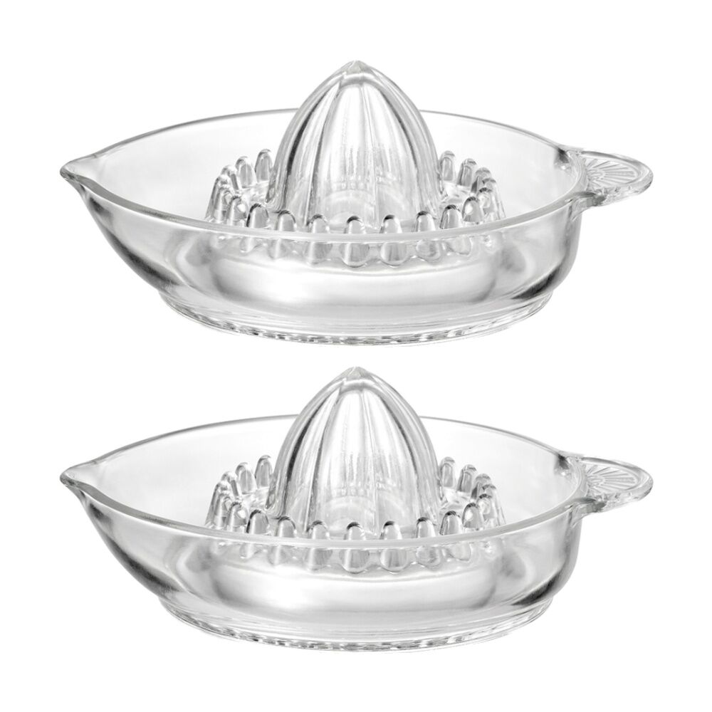 2PK Ecology Kitchen Essentials Glass Juicer Hand Manual 15.4x20cm
