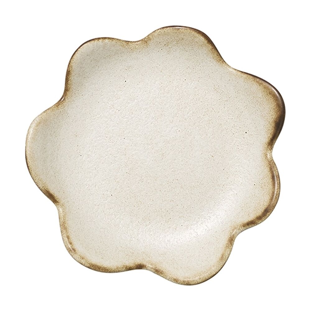 2x 3pc Ecology Floral Flower Silhouette Plates Set Cecile Stoneware