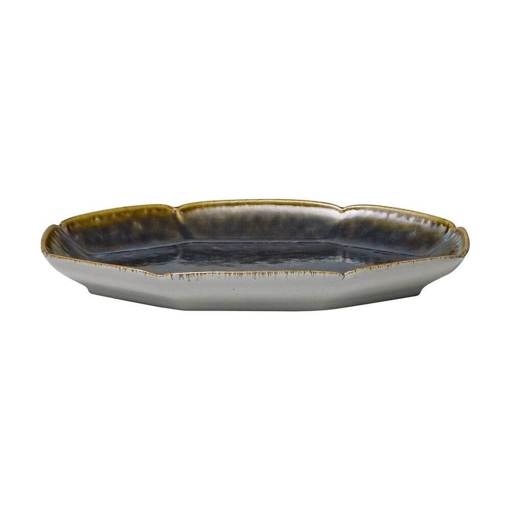 4PK Ecology Midnight Matte Glaze Gretta Oval Platter Serveware 26x15.5cm