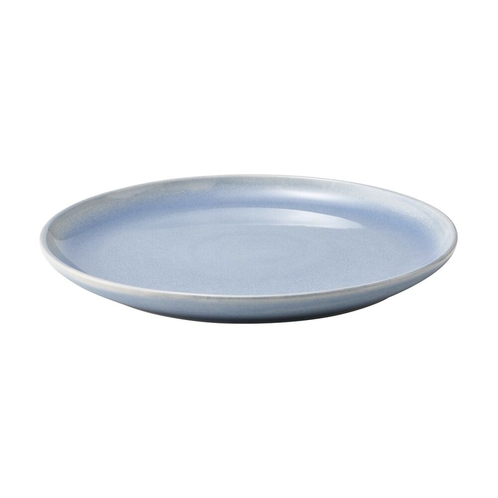 8PK Ecology Element Dinner Plate Sky Light Blue Stoneware 26.5cm