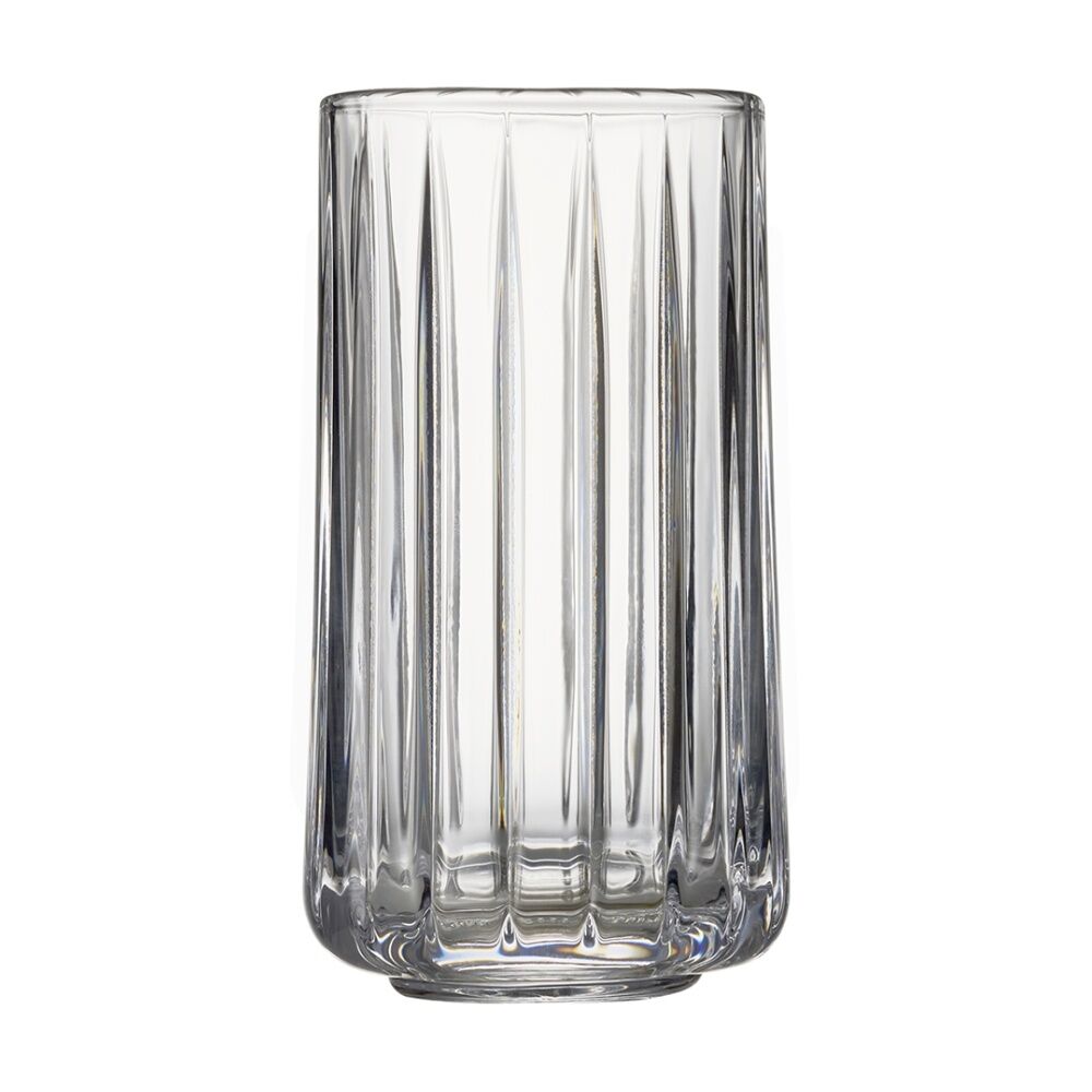 2x 4pc Ecology Lineaire Glass Hi Ball Tumbler Set Drinkware 320ml