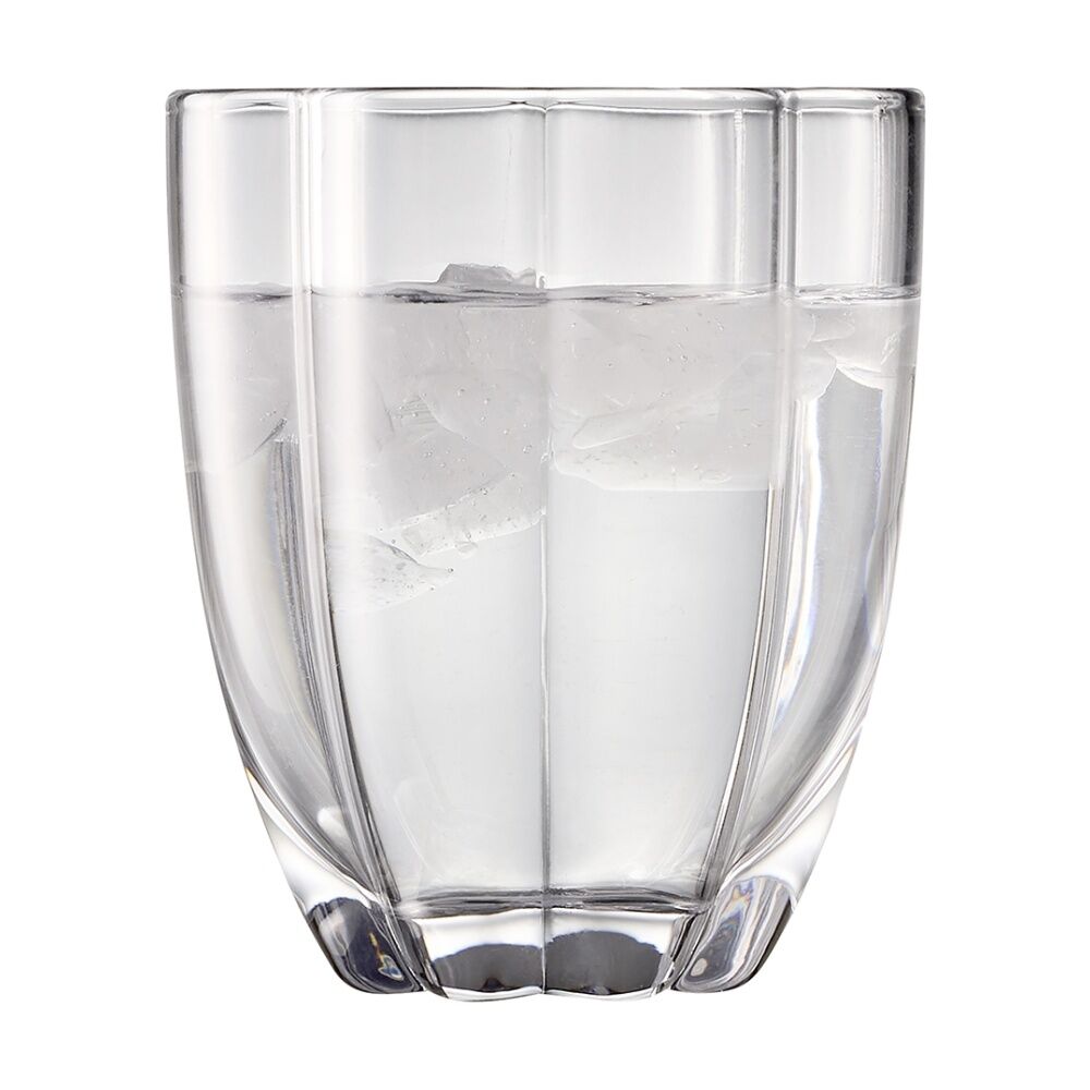 4pc Ecology Ellery Glass Tumbler Set Fluted Drink Glassware 320ml