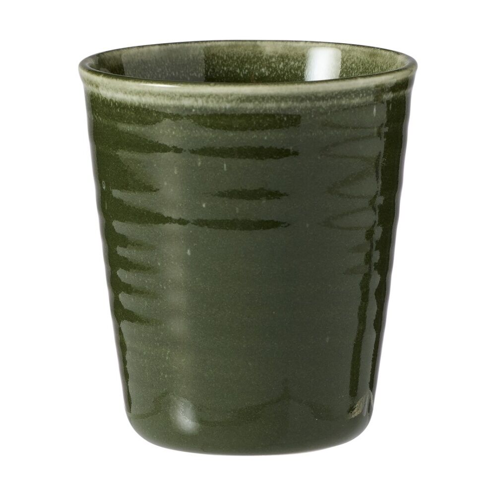 6PK Ecology Ottawa Stoneware Latte Cup Rustic Mug Moss Green 250ml