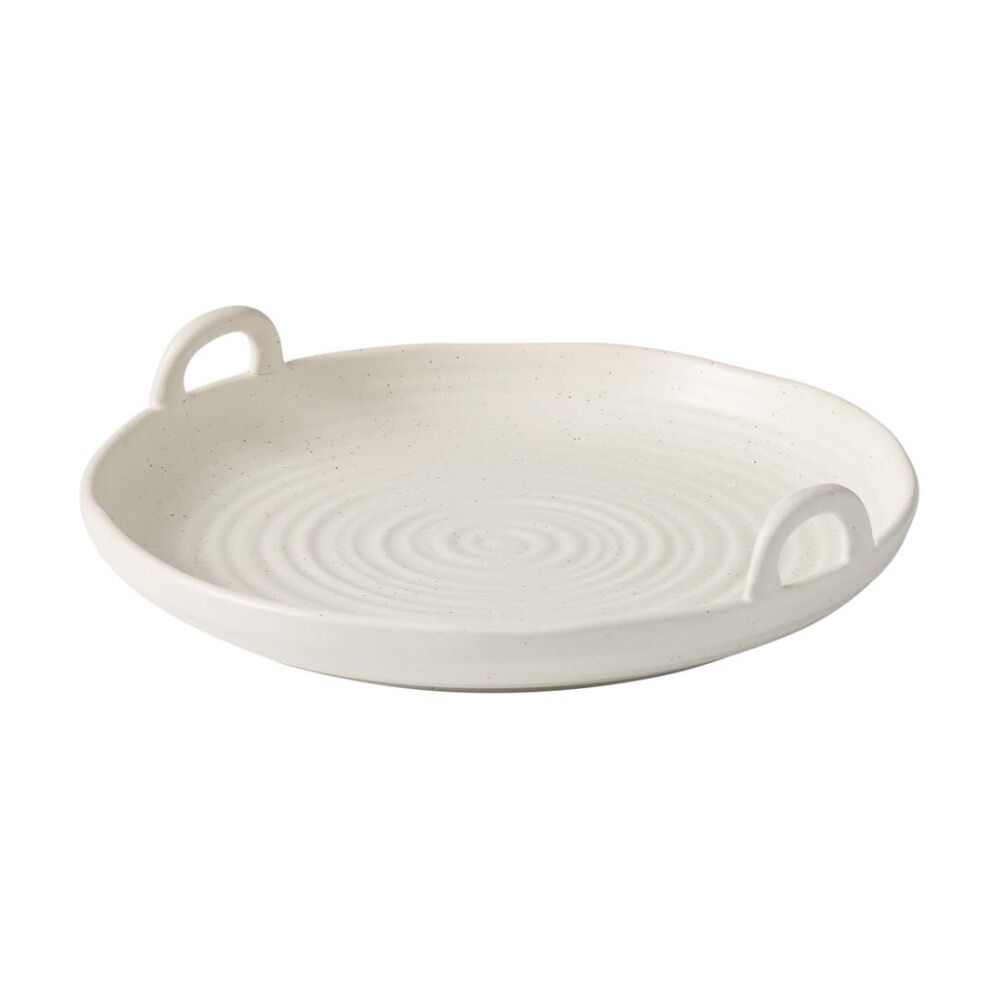Ecology Ottawa Stoneware Shallow Serving Bowl Dish Calico 24x5.5cm
