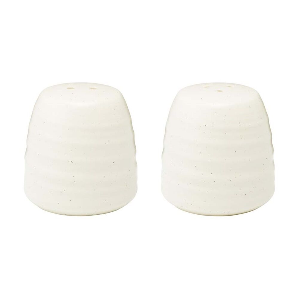 2pc Ecology Ottawa Stoneware Salt & Pepper Shaker Set Calico 6x6.5cm