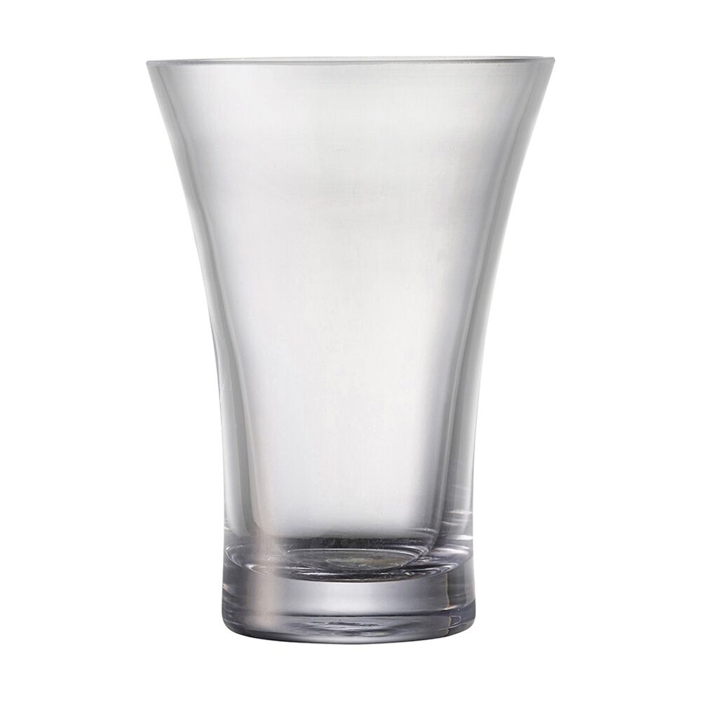 Ecology Fleur Flared Vase Soda Lime Glass Stylish Home Decor 18cm