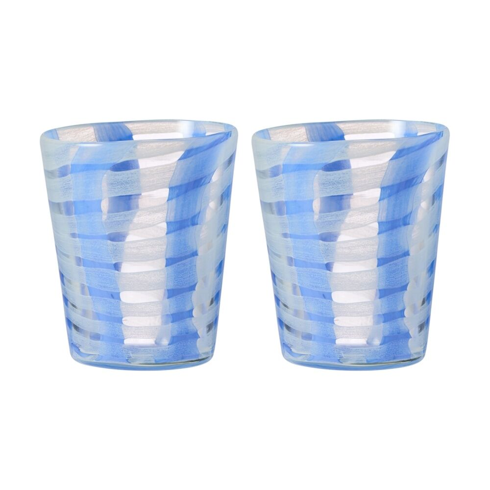 2PK Ecology Papyrus Vase Soda Lime Glass Home Decor Skylark 15.5cm