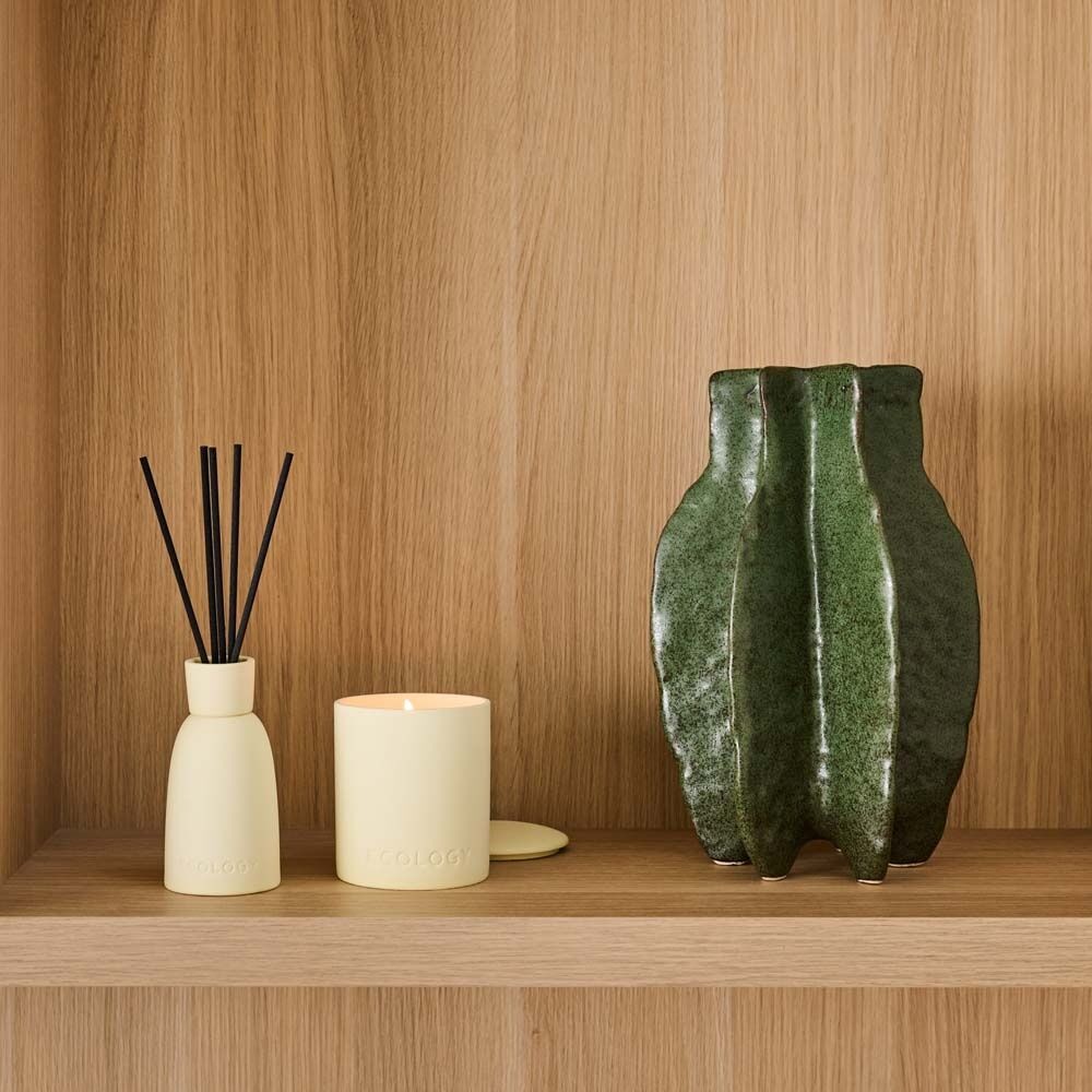 Ecology Husk Ceramic Vase Sculptural Home Decor 20x18x30.5cm