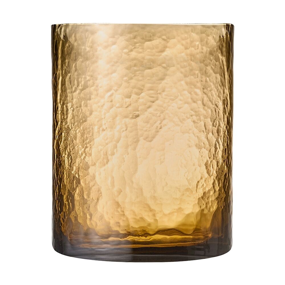 4pc Ecology Equinox Textured Tumbler Glass Set Sienna Warm Orange 370ml