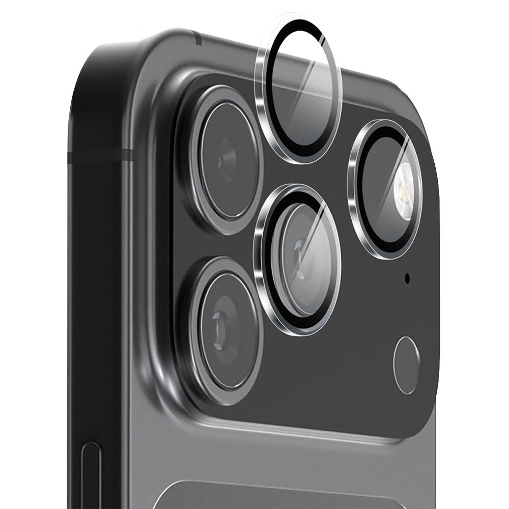 25pc EFM Camera Lens Protector Bulk Set for iPhone 17 Pro/17 Pro Max Clear