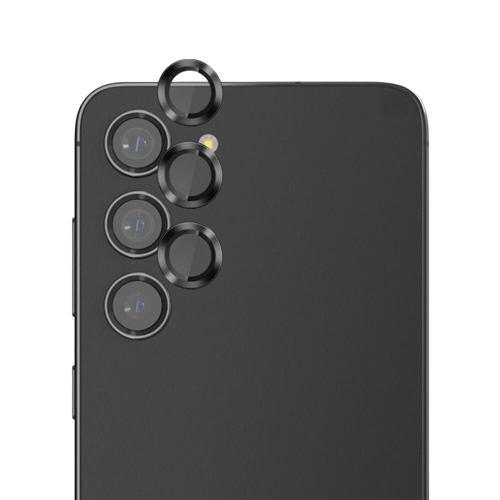 50pc EFM Camera Lens Protector Bulk Set for Samsung Galaxy S25 Plus Carbon