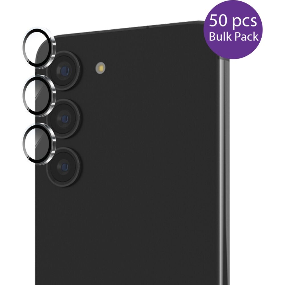 50pc EFM Camera Lens Protector Bulk Set for Samsung Galaxy S25 Plus Clear