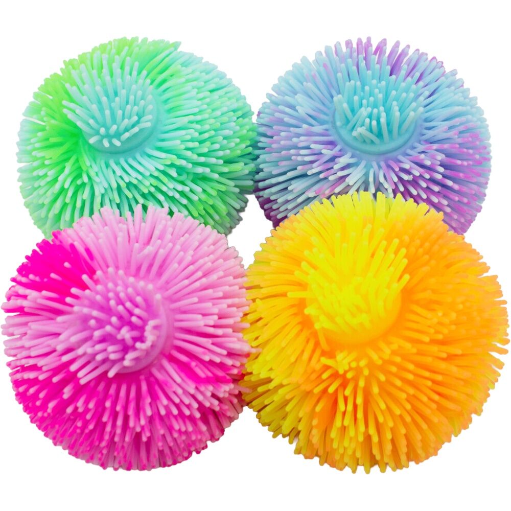 3PK Epic Squish Frills Ball Assorted Soft Textured Sensory Toy Kids 3y+