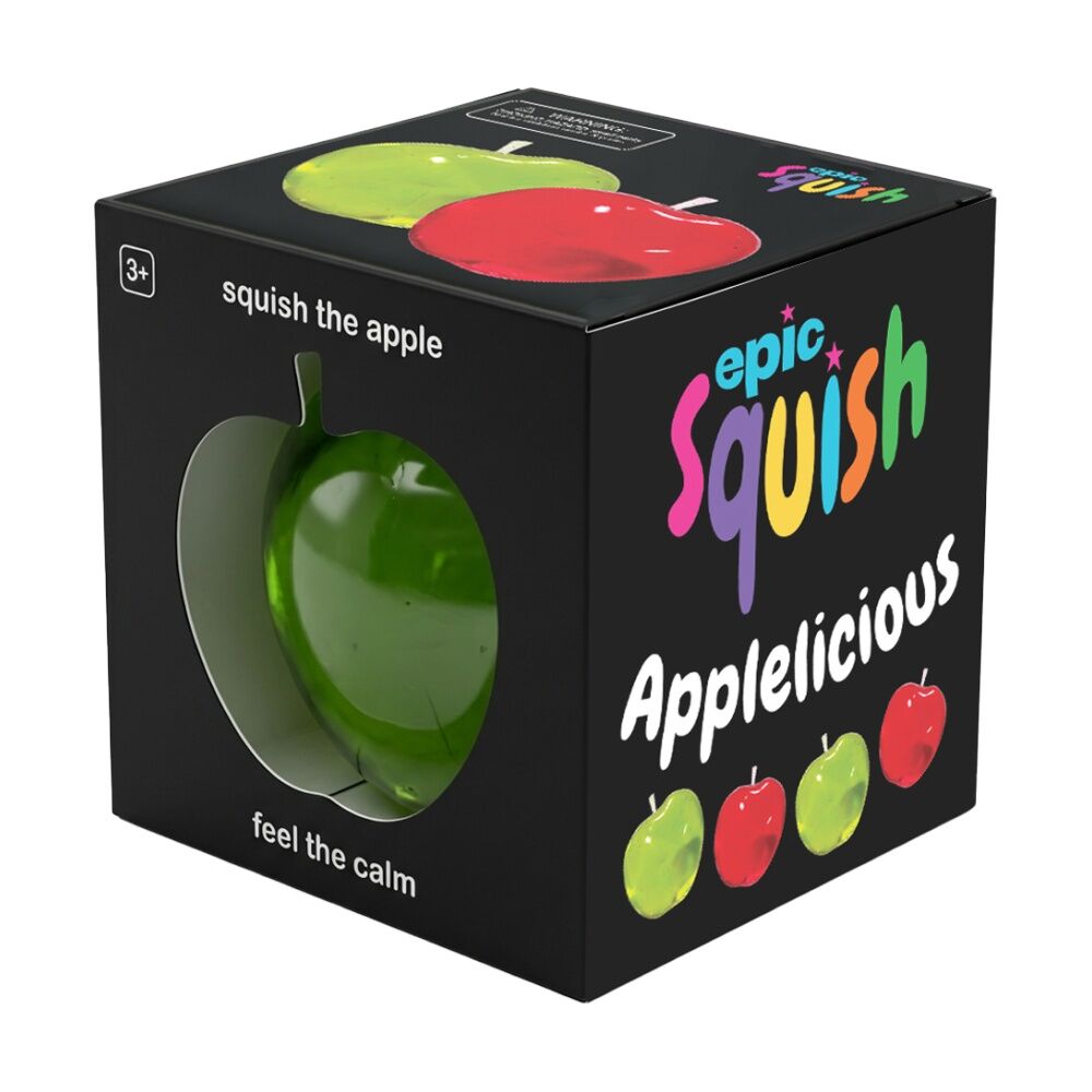 4PK Epic Squish 7.5cm Applelicious Assorted Soft Sensory Toy Kids 3y+