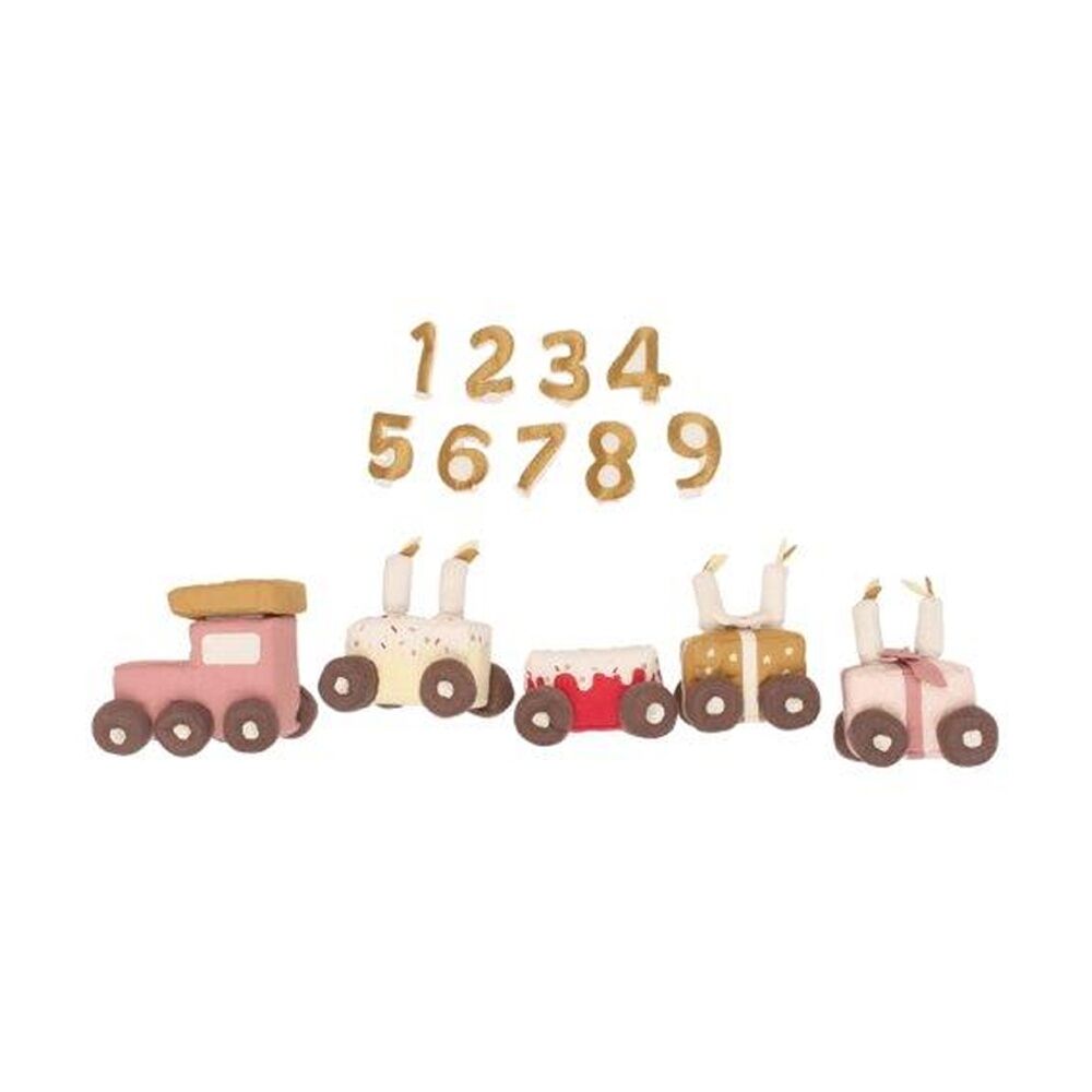 Fabelab Celebration Train Birthday Mix Cotton Soft Toy Rose 50cm