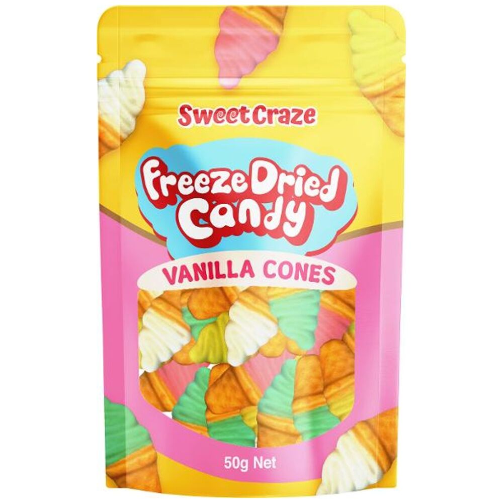 12PK Candy Cove Freeze Dried Ice Cream 50g Candy/Lollies/Gummies