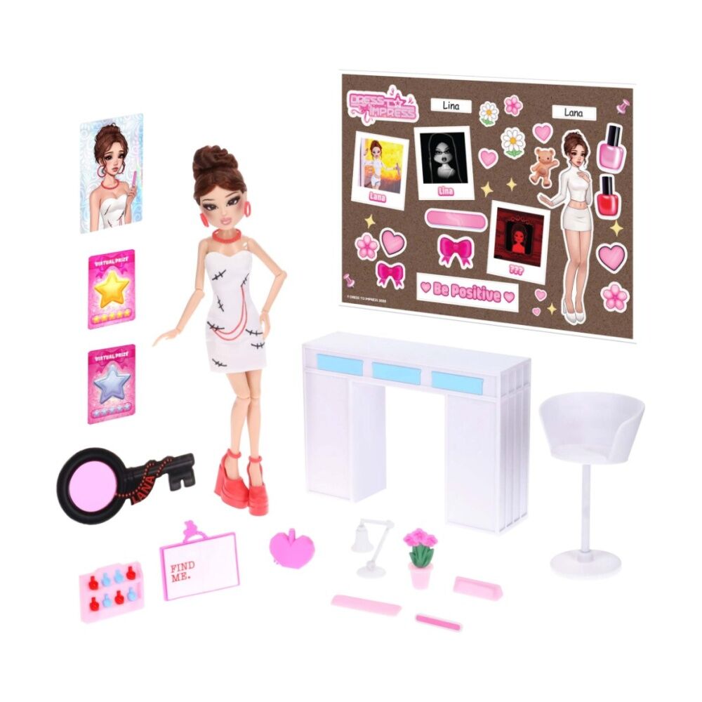 Phat Mojo Dress To Impress Deluxe Fashion Doll Set Lana W/ Accessories