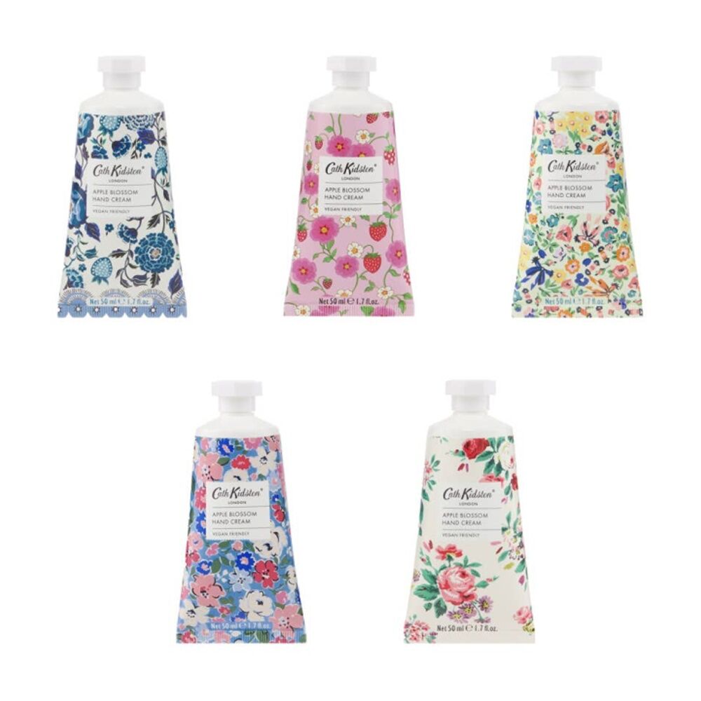 6PK Heathcote & Ivory Cath Kidston Strawberry Hand Cream Moisturizing 50ml