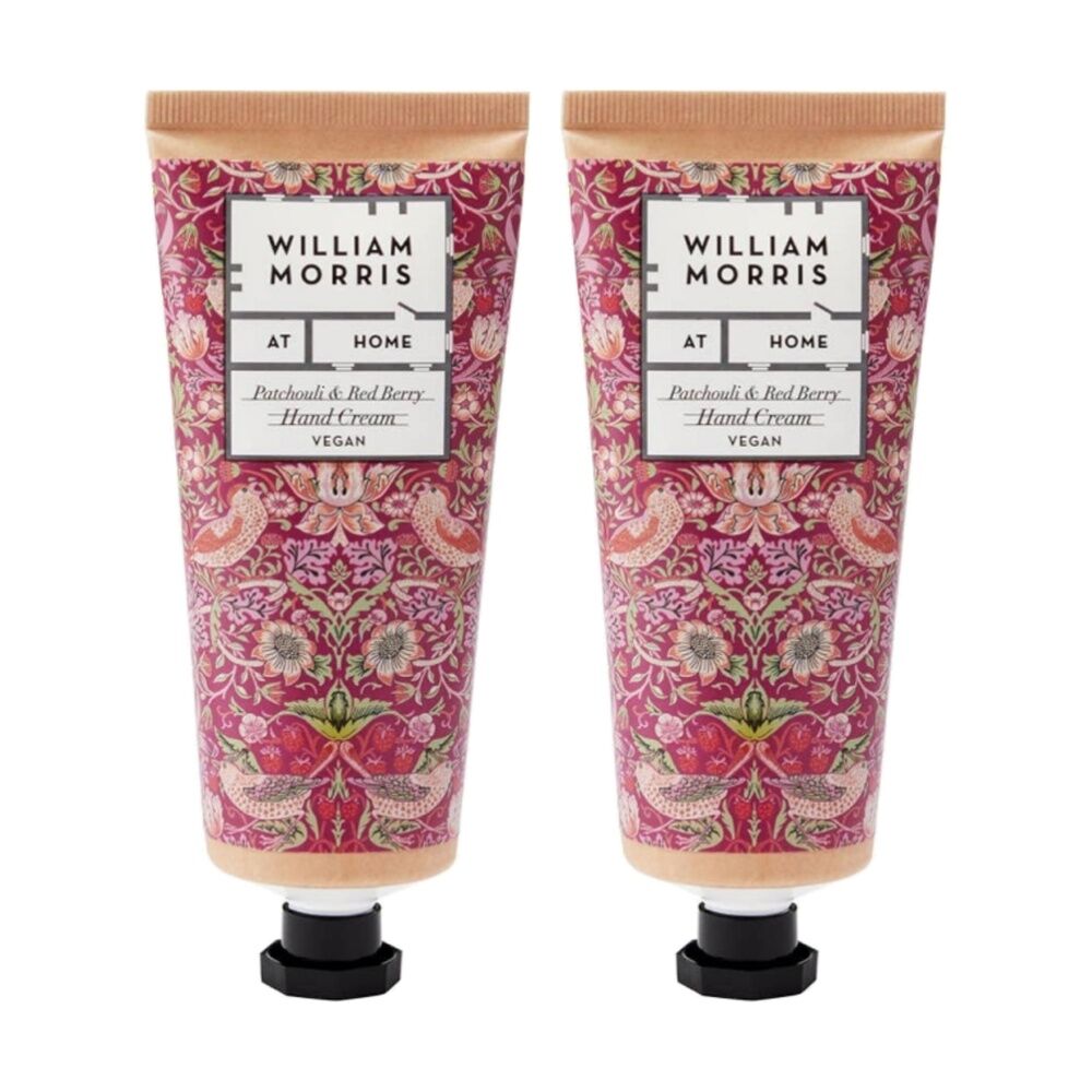 2PK Heathcote & Ivory William Morris Strawberry Thief Hand Cream