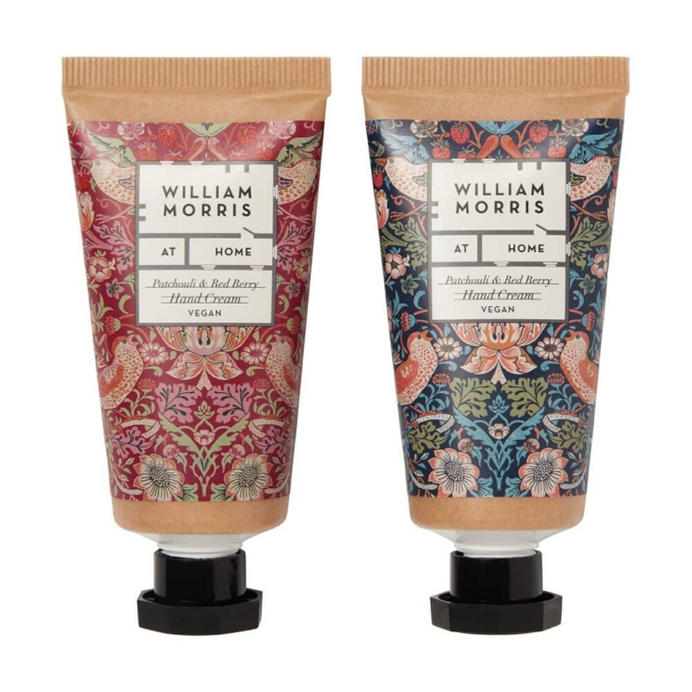 2pc Heathcote & Ivory William Morris Strawberry Thief Hand Creams 30ml