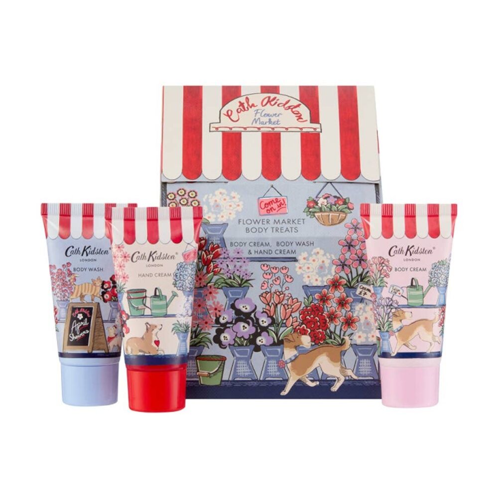 2x 3pc Heathcote & Ivory Cath Kidston Flower Market Flower-Stall Body Treats