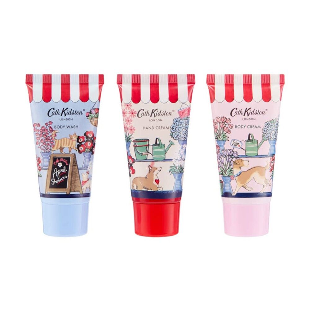 2x 3pc Heathcote & Ivory Cath Kidston Flower Market Flower-Stall Body Treats