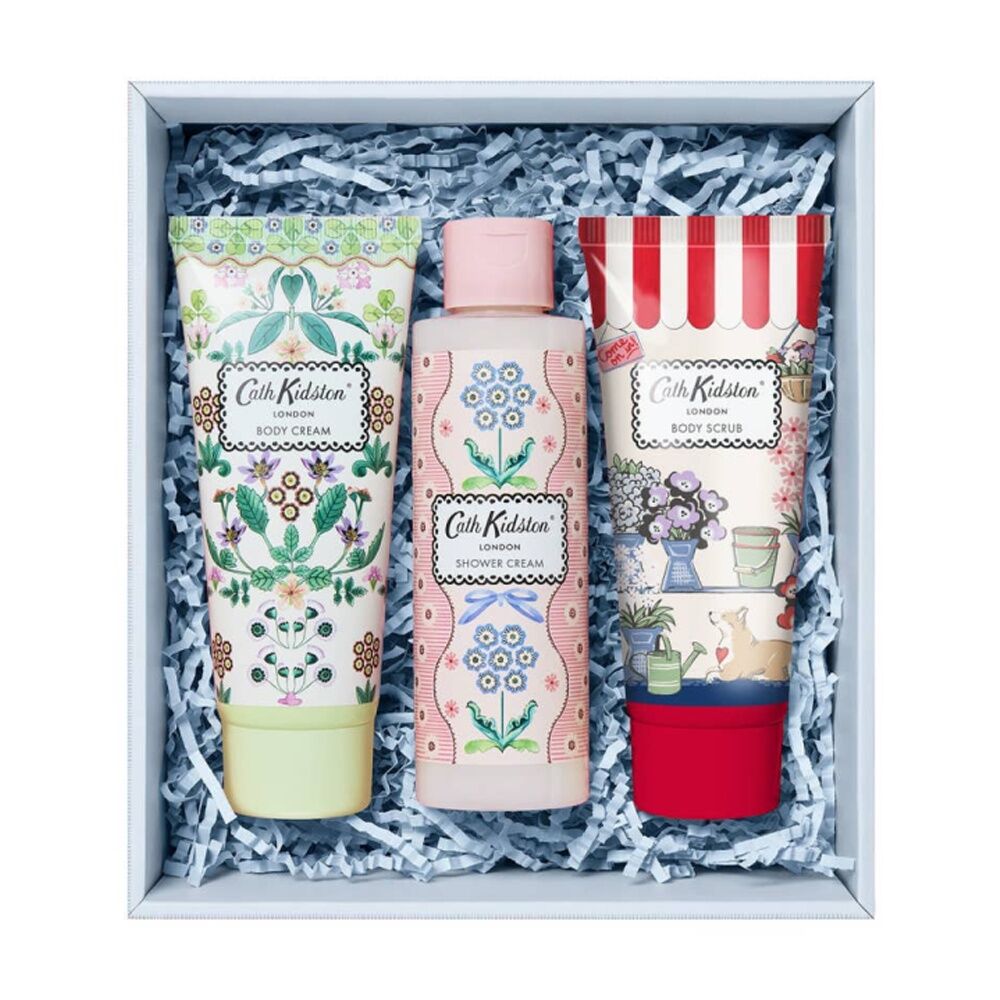 3pc Heathcote & Ivory Cath Kidston Flower Market Bunches Body Care Set