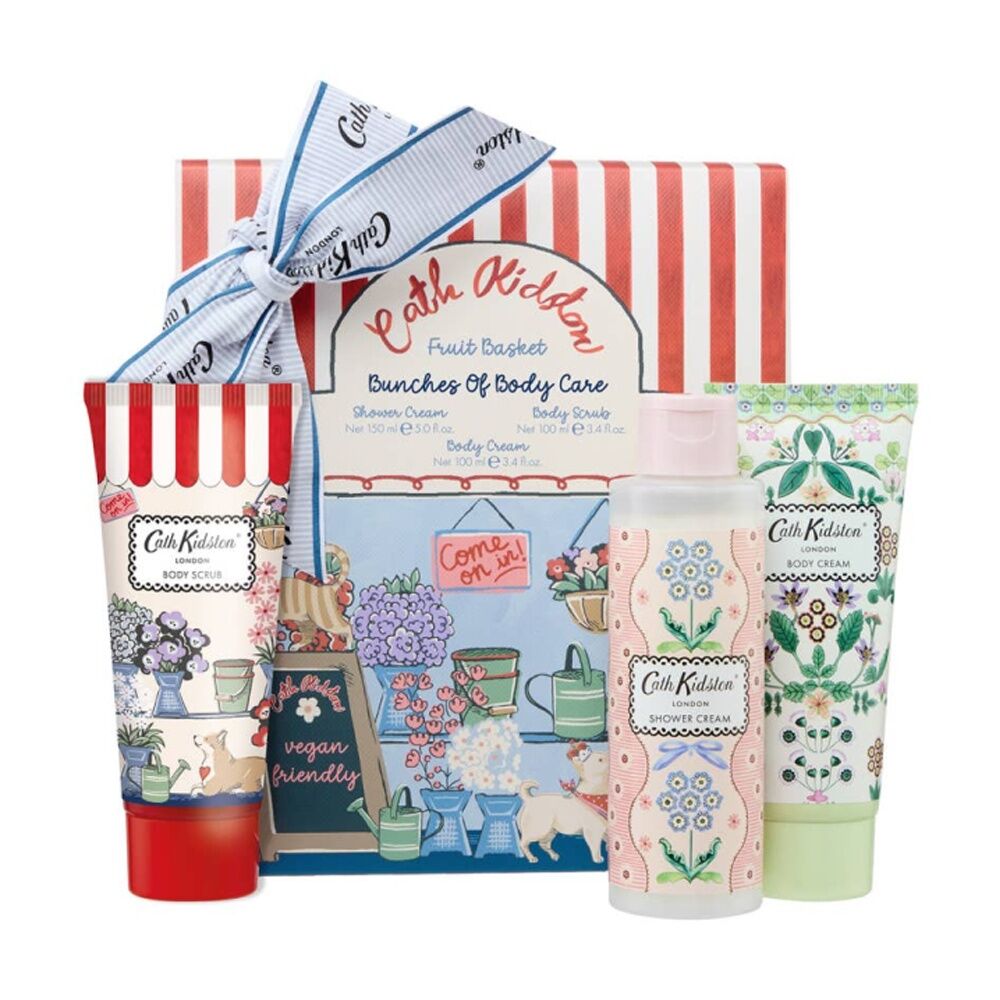 3pc Heathcote & Ivory Cath Kidston Flower Market Bunches Body Care Set