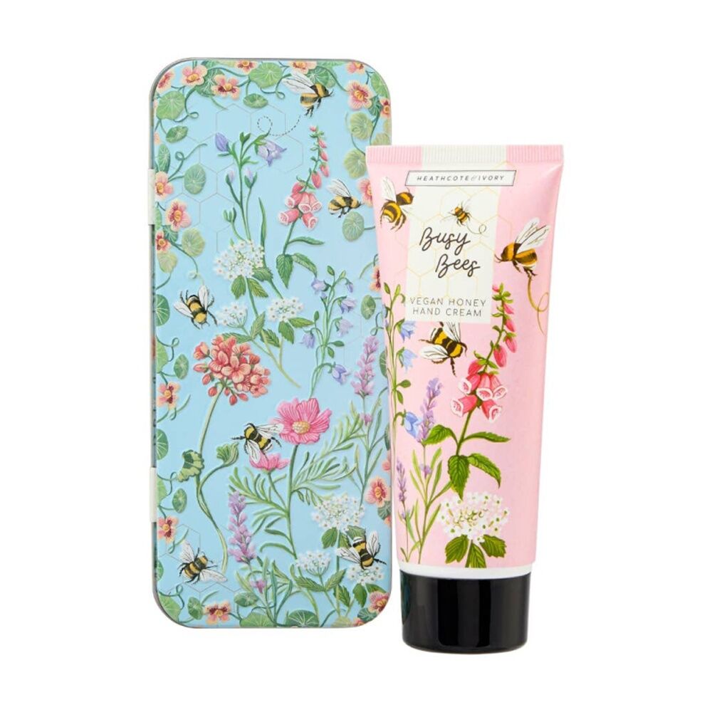 2PK Heathcote & Ivory Busy Bees Orange Blossom Honey Hand Cream 100ml