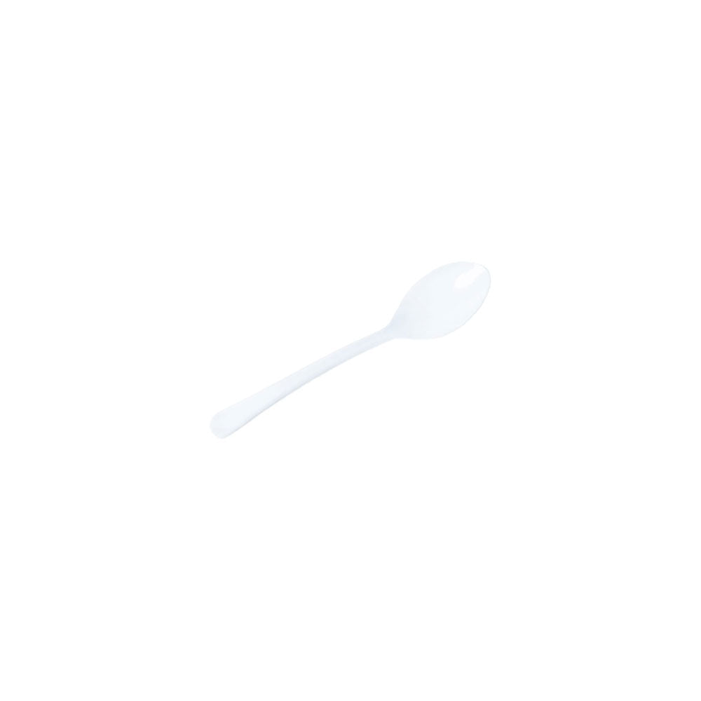 40x 50pc Partyware Flared Premium Spoon Set Tableware/Serveware White