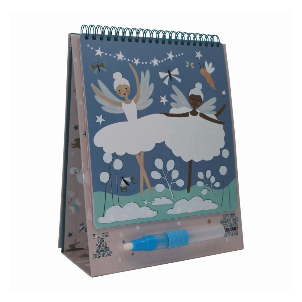Floss & Rock Magic Water Colouring Flipbook Enchanted Kids 26x20cm 18m+