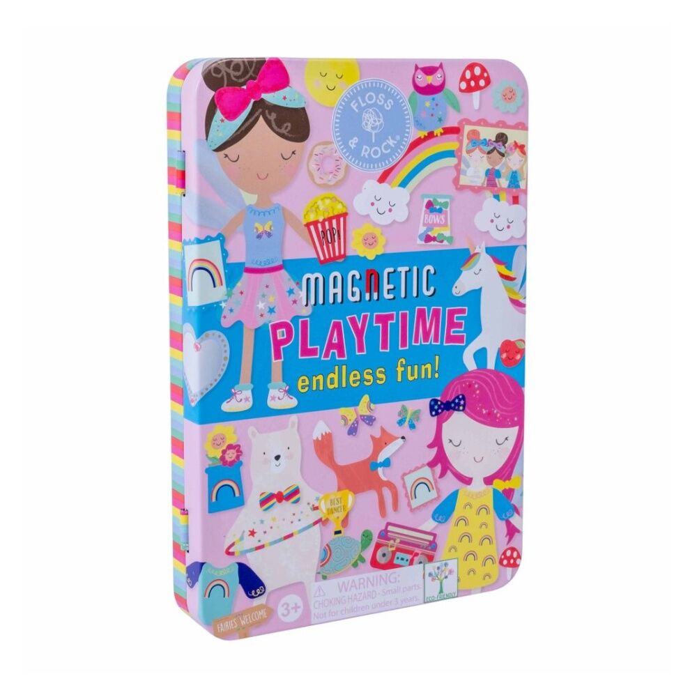 50pc Floss & Rock Magnetic Playtime Rainbow Fairy Set 3y+ Creative Fun