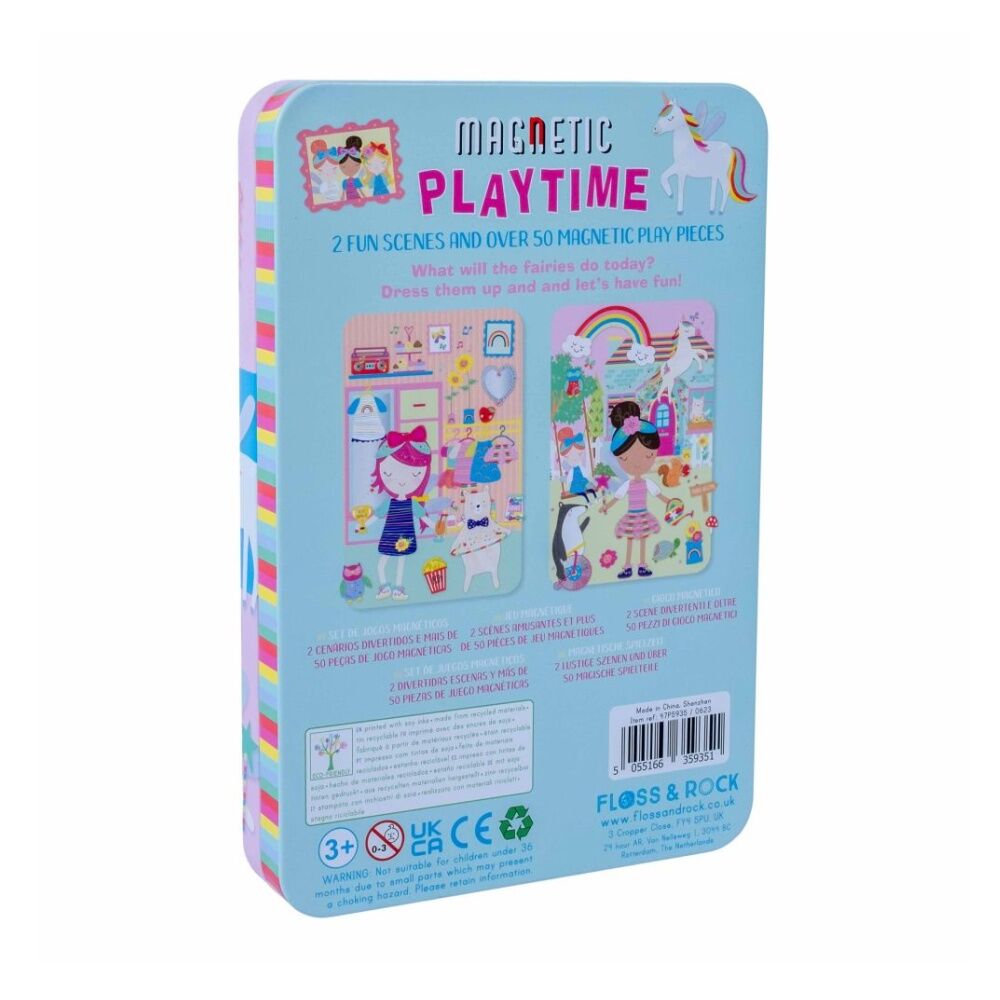 50pc Floss & Rock Magnetic Playtime Rainbow Fairy Set 3y+ Creative Fun