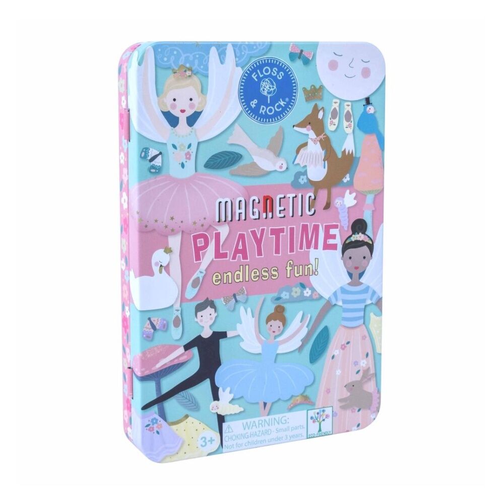 2x 50pc Magnetic Playtime Enchanted 2 Scenes Kids Activity Set 3y+ Floss & Rock