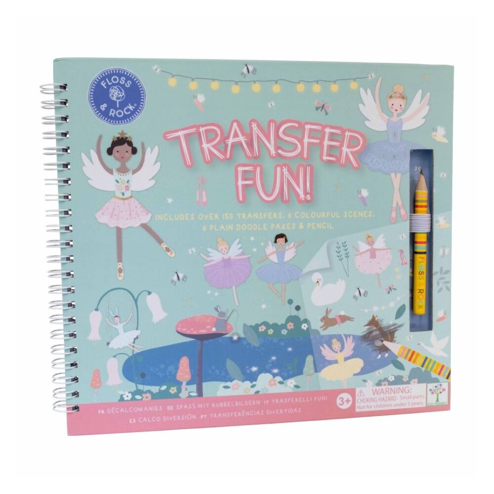 Floss & Rock Transfer Fun Enchanted Activity Set 150+ Transfers 3y+ 21x23cm