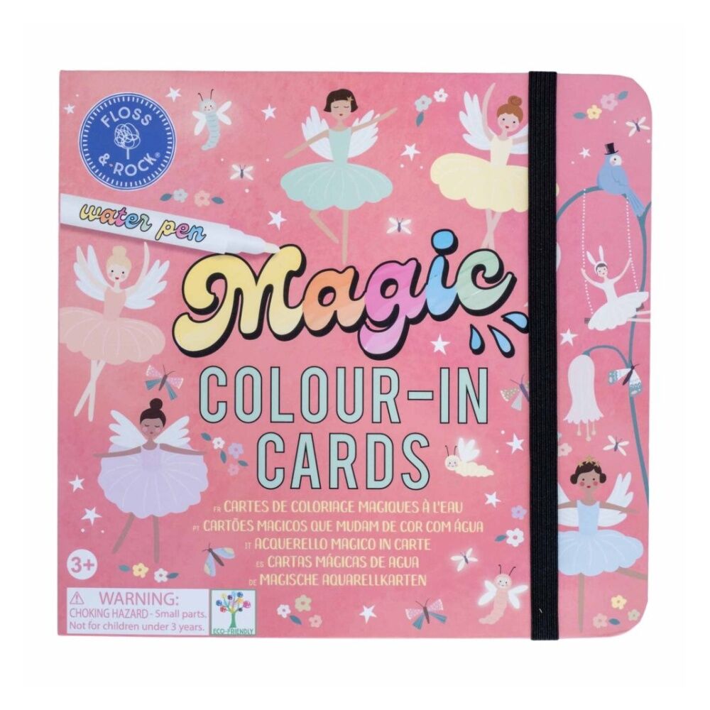 2PK Floss & Rock Magic Water Colouring Enchanted Reusable Colour-In Set 3y+