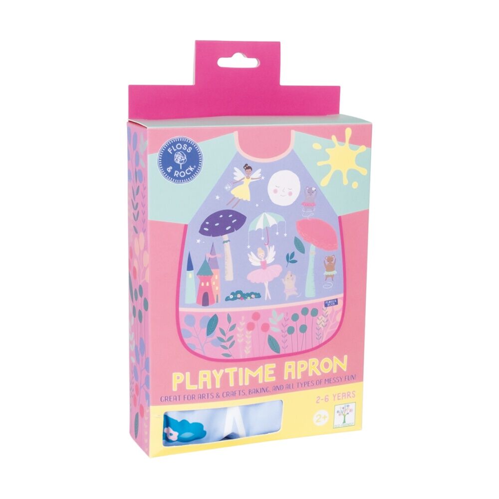 Floss & Rock Playtime Apron Enchanted Magical Design Full-Length Arms Kids