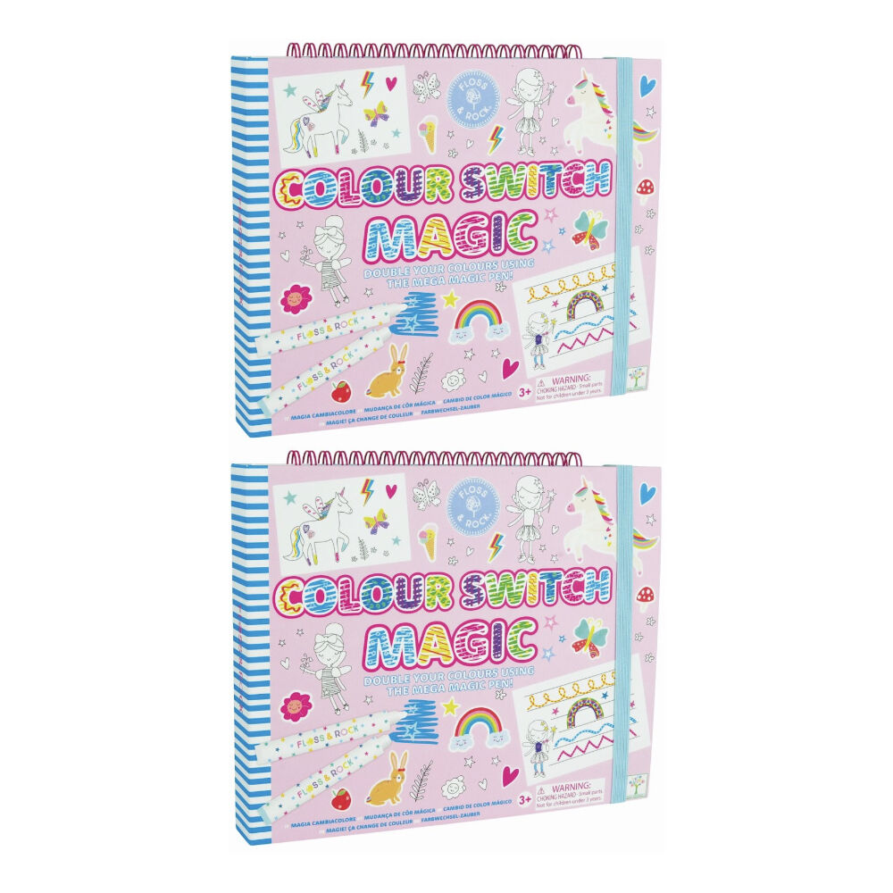 2PK Floss & Rock Colour Changing Switch Magic Rainbow Fairy Activity 3y+