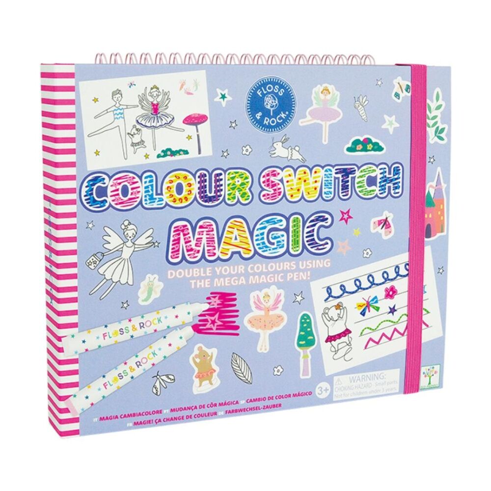 2PK Floss & Rock Changing Colour Switch Magic Enchanted Fun Activity Kids 3y+