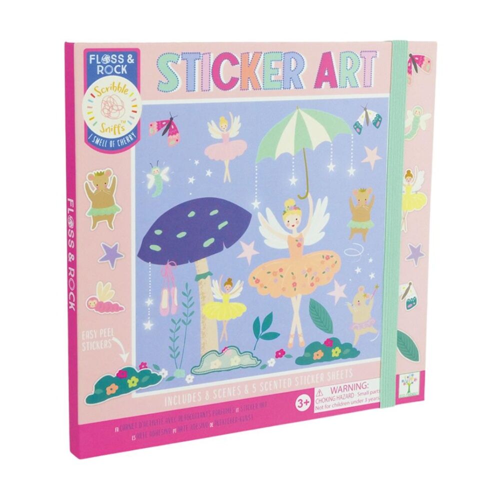 2x 13pc Sticker Art Enchanted Magical Scenes Scented Stickers 3y+ Floss & Rock