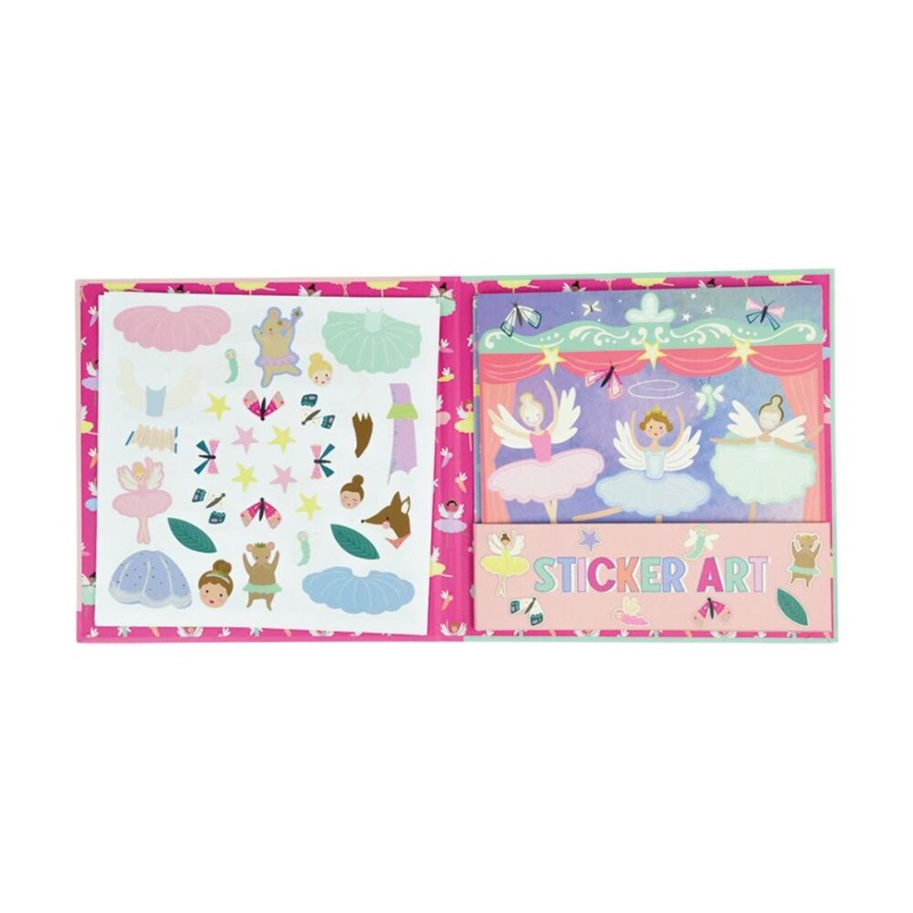 13pc Floss & Rock Sticker Art Enchanted Magical Scenes Scented Stickers Kids 3y+