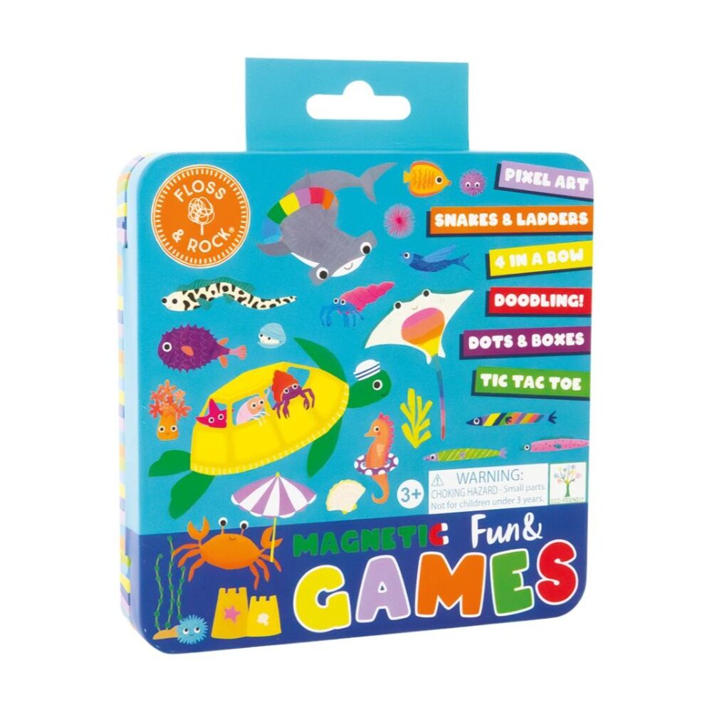 Floss & Rock Magnetic Fun & Games Ocean Educational Playset Kids 3y+